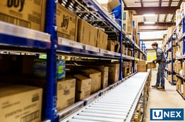 Warehouse Storage Solution | FlowCell and Gravity Conveyor