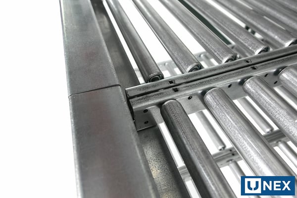 heavy duty spantrack with steel rollers