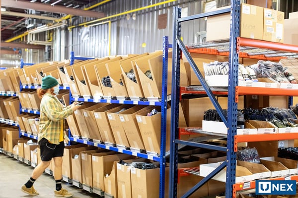 Ergonomic storage solutions for order fulfillment and warehousing.
