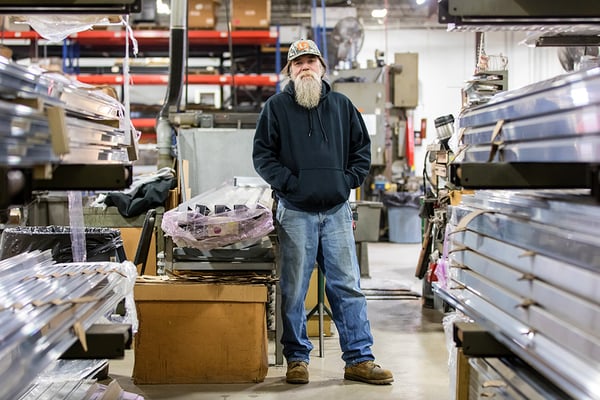 UNEX Fabrication Department Operator Flip Krueger