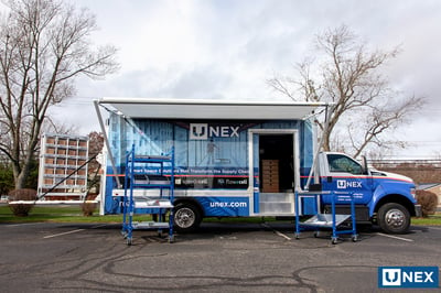 UNEX Roadshow is a mobile supply chain transformation experience.