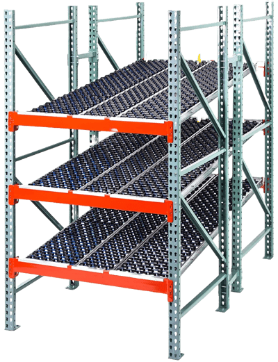 UNEX-Spantrack-Carton-Flow-Bed