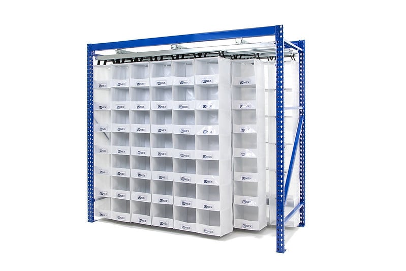 UNEX SpeedCell Dynamic High-Density Industrial Shelving