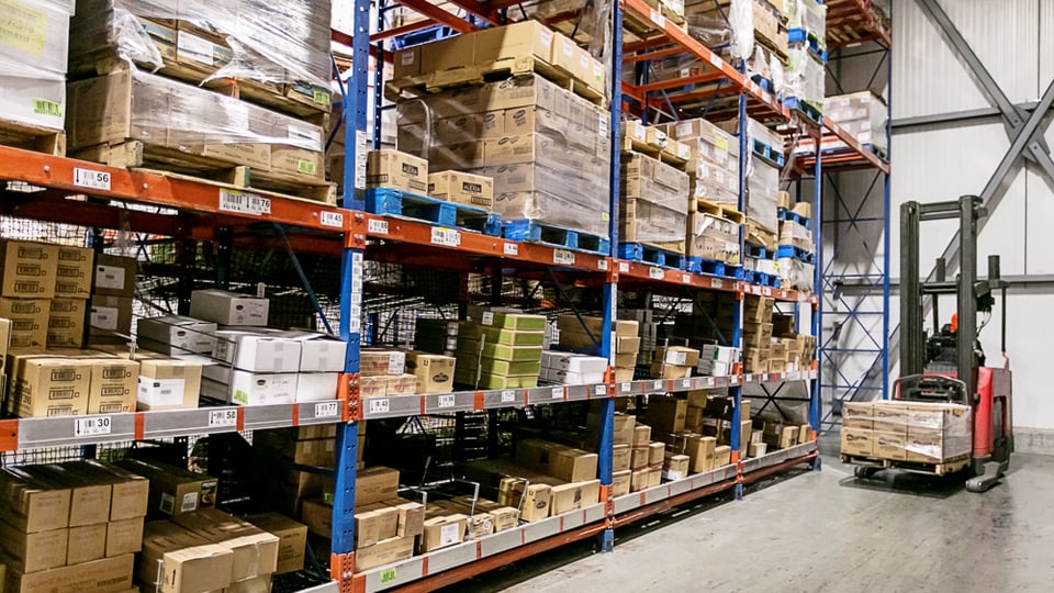 carton flow in existing pallet rack
