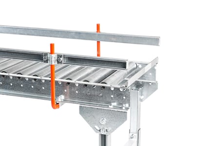 Gravity Conveyor Adjustable Guard Rail