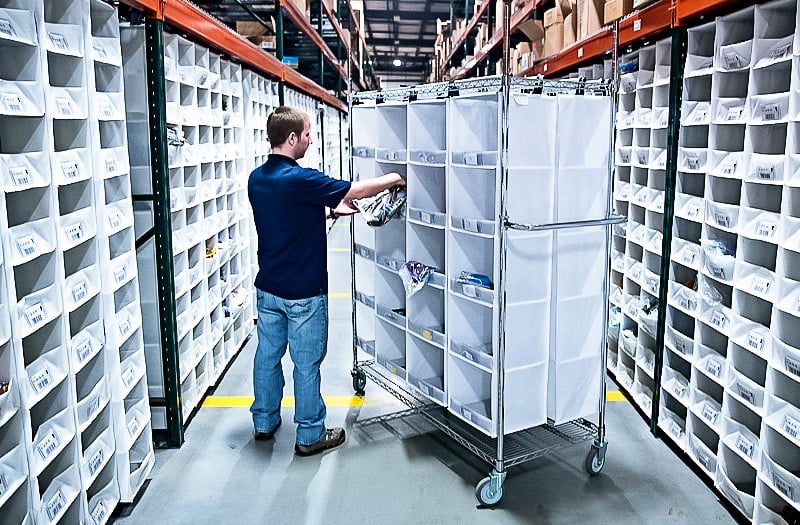 High-Density Industrial Shelving for Retail Warehouses