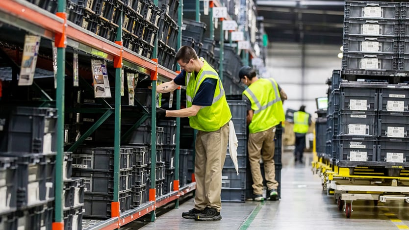 material handling in warehouse order picking