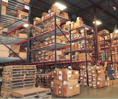 Optimizing warehouse space at the end of aisles