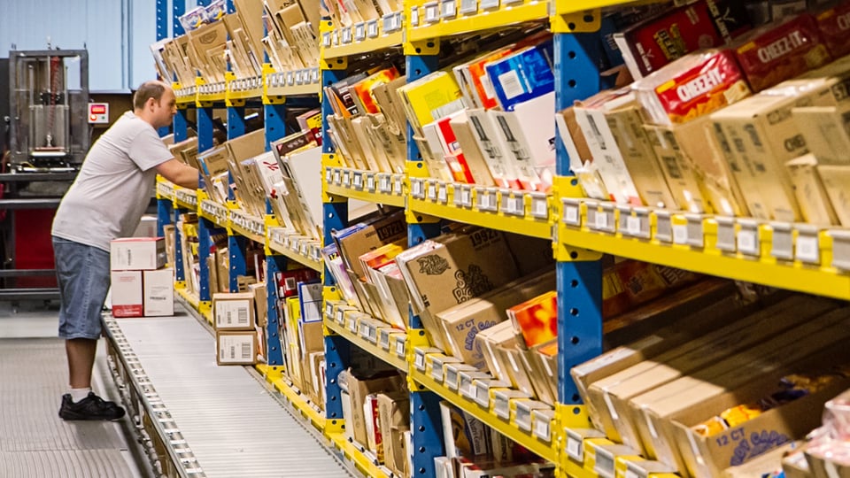 order picking with fifo carton flow inventory management