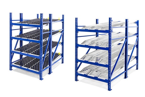 Gravity flow racks