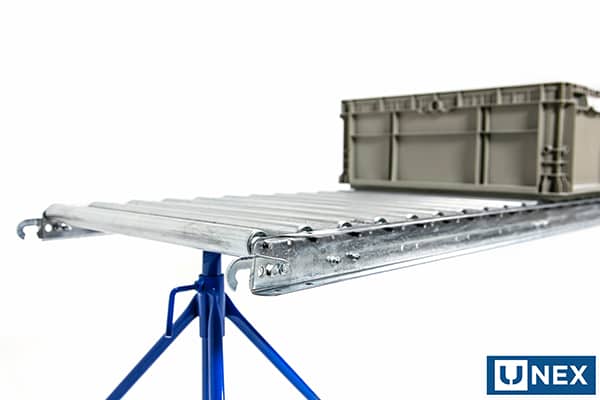 Try UNEX Gravity Conveyors and Roller Racks