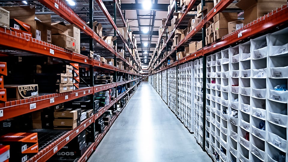 Industrial Shelving for Warehousing and Order Fulfillment