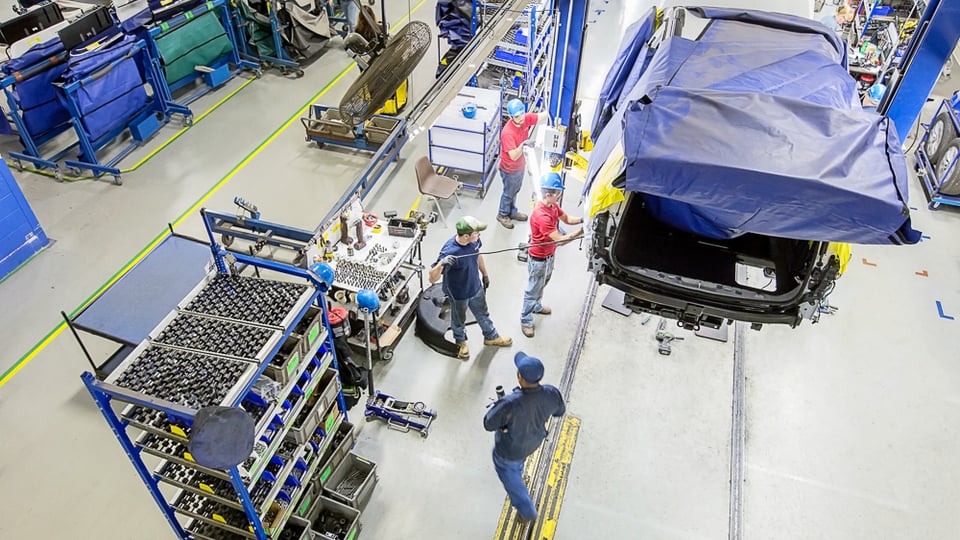 flowcell modular flow racks for manufacturing